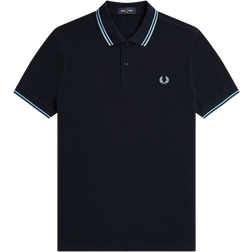 Fred Perry Twin Tipped Polo Shirt - Navy/Blue