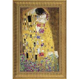 Design Toscano The Kiss Canvas Replica Painting Framed Art