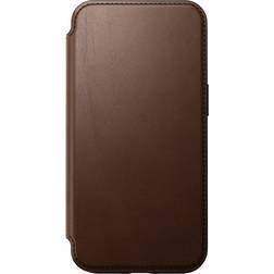 Nomad Modern Leather Folio Case for iPhone 15