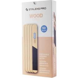 disposable wooden nail file, straight base expert