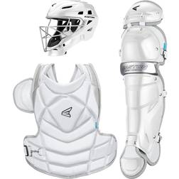 Easton Jen Schro ''The Fundamental'' Softball Catcher's Set, Small, White/Silver