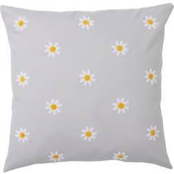 IKEA NATTSLÄNDA Kissenbezug Weiß, Grau (50x50cm)