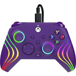 PDP Xbox Afterglow Wave RGB Wired Controller Purple