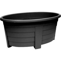 Thumbs Up Black Oval Garden Planter 55cm