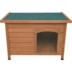 MonsterShop Wooden Dog Kennel Small Pet Shelter Animal Hut