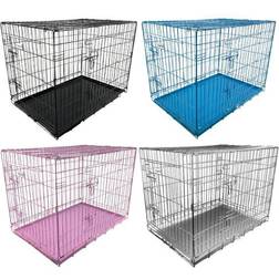 Pets Hugglepets Dog Cage With Metal Tray