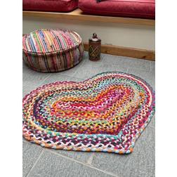 Second Nature Second Nature Prem Love Heart Rug Multicolour