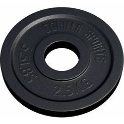 Gorilla Sports Hantelscheibe Olympia 50/51 mm Gusseisen 2,5 kg