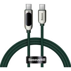 Baseus Display Cable USB-C to USB-C 100W 1m green