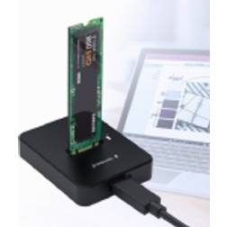 Gembird DD-U3M2 Desktop USB Type-C M.2 SATA und NVME SSD Drive Docking Station