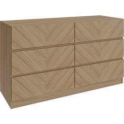 GFW Catania 3+3 Euro Chest of Drawer