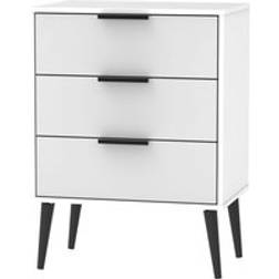 B&Q Hong Kong Ready Assembled 3 Midi Chest of Drawer