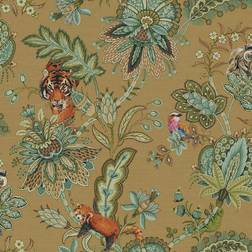 Holden Animal Jacobean Ochre Wallpaper wilko