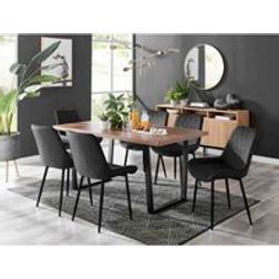 B&Q Box Kylo Brown Wood Dining Set