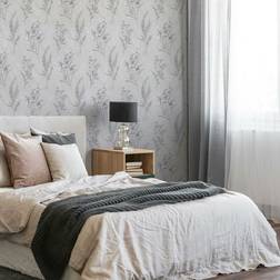 Fresco Jasmin Mauve Wallpaper