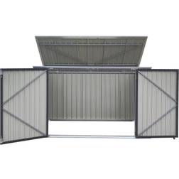 Groundlevel Extra Large Metal Storage Shed (Building Area )