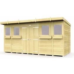 Buttercup Farm Farm 14Ft X 6Ft Pent Summer Shed (Building Area )