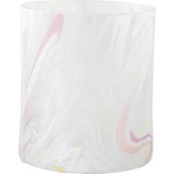 Magnor Swirl Glass 35 cl White Candle Holder