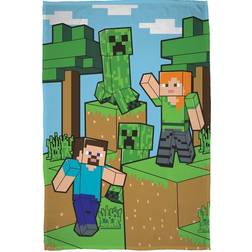 Minecraft Fleece 100x150 cm Tæppe