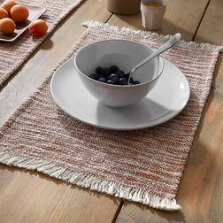 Pineapple Elephant Textured Frayed Edge Place Mat