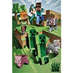 Halantex Minecraft Blødt 130x170 cm Tæppe (170x130cm)