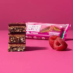 Tribe Plant Protein Vegan Choc Raspberry Bar 40g