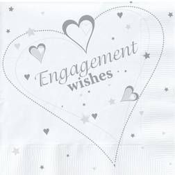 B&Q 3 Ply Engagement Napkins Pack of 20