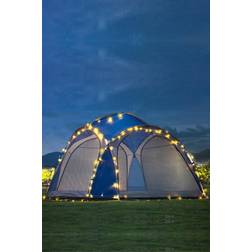 Groundlevel 3.5M Garden Gazebo With Lights