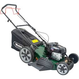 Webb Supreme 53cm 21" Self High Wheel Rotary Petrol Powered Mower