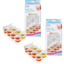 B&Q Baby weaning food pots freezer containers freezing cubes tray snack storage