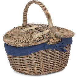 Hamper Eh091N Wicker Small Antique Wash Basket