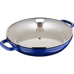 Masterpro Enamel Cast Iron Shallow with lid