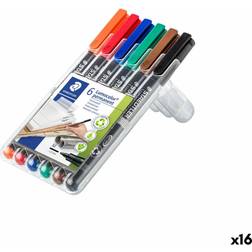 Staedtler Set of Felt Tip Pens Lumocolor 317 M Multicolour 16 Units