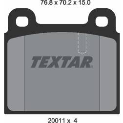 Textar Scheibenbremse Vorderachse 2001107