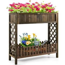 Bed Bath & Beyond 2Tier Wood Raised Garden Elevated Planter Box Vegetable, Fruit