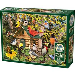 Cobble Hill- Bird Cabin Puzzle Multi Multi