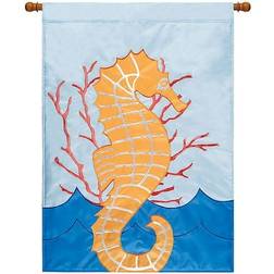 C&F Home Seahorse Garden Flag