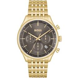 HUGO BOSS Gregor Chronograph Ionic Plated Gold-Tone 45mm Gold-Tone Gold-Tone