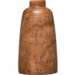 Storied Home Hello Walnut 14.25''H Paulownia Wood Vase