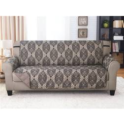 Bed Bath & Beyond Protector French Damask Loose Sofa Cover Black