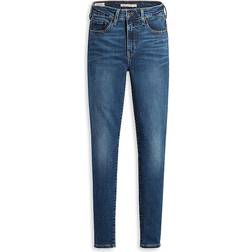 Levi's 721 High Rise Skinny Jeans - Dark Indigo Worn In Blue