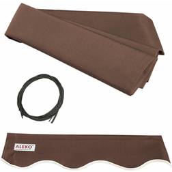 Aleko FAB6.5X5BROWN36 Retractable Awning