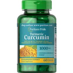 Puritan's Pride Gurkemeje Curcumin 1000mg 60 Kapsler