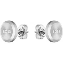 BOSS Jewelry YANN Collection stiftörhängen för män rostfritt stål 1580477, En storlek, Rostfritt stål, Ingen ädelsten
