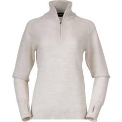 Bergans Women's Ulriken Light Merino Jumper, XL, Vanilla White