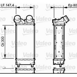 Valeo Ladeluftkühler 818837