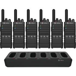 Cobra PX650 BCH6 Professional/Business Walkie Talkies Two-Way Radio Set 6-Pack