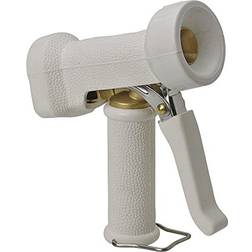 Vikan 93245 White Polypropylene/Stainless Steel Adjustable Spray Nozzle, Front Trigger Body