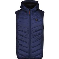 Luke 1977 Print Master 2 Hooded Gilet - Navy