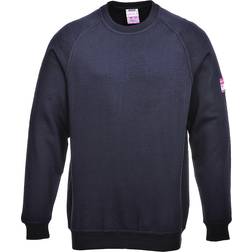 Portwest FR antistatisk sweatshirt, Marinblå